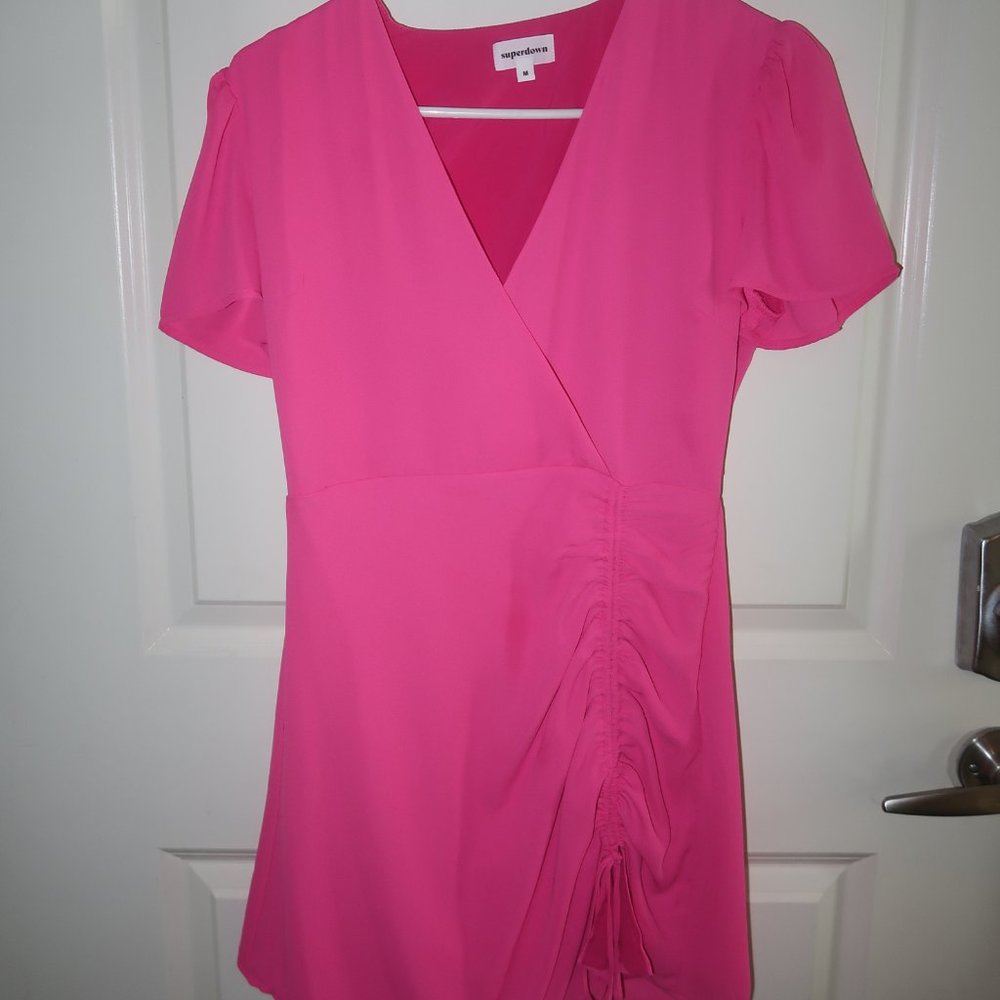 pink superdown dress